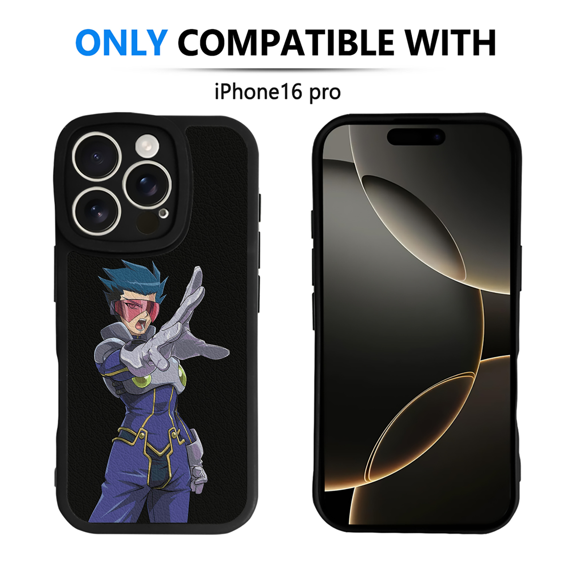 遊☆戯☆王 Yu-Gi-Oh! 【iPhone 16シリーズ対応】シリコンスマホケース（レザー調） 材質：シリコン